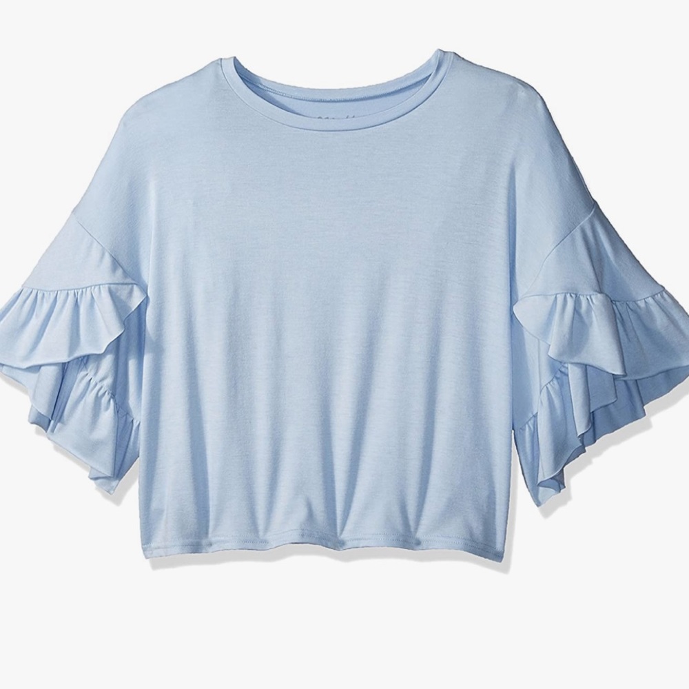 Maddie Style Ruffle Sleeve Top